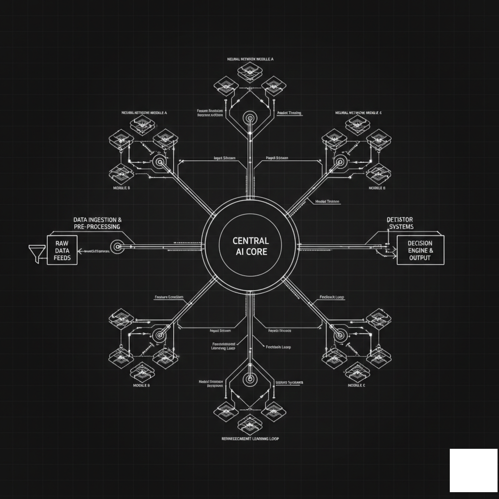 AI system architecture diagram